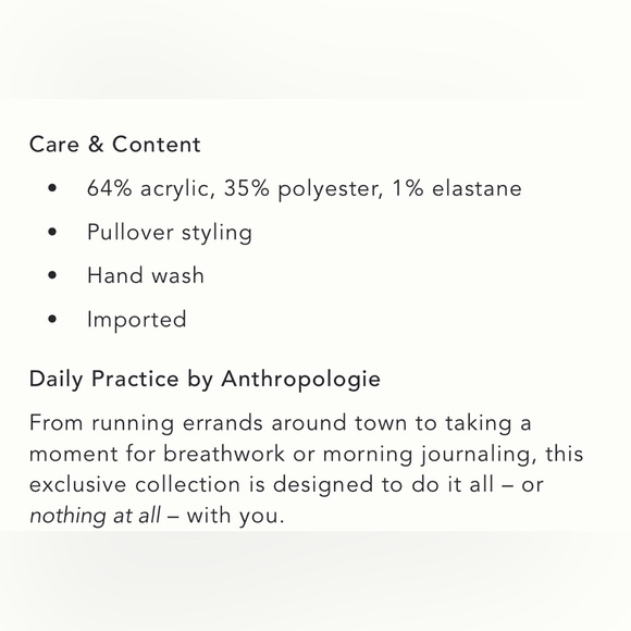 Anthropologie Daily Practice Red-Orange sweater dress petite Large - Picture 10 of 11